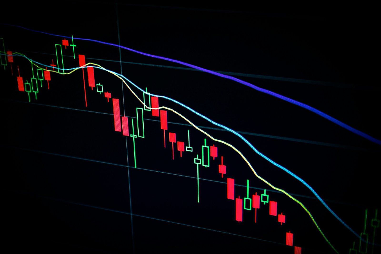 Trading chart background